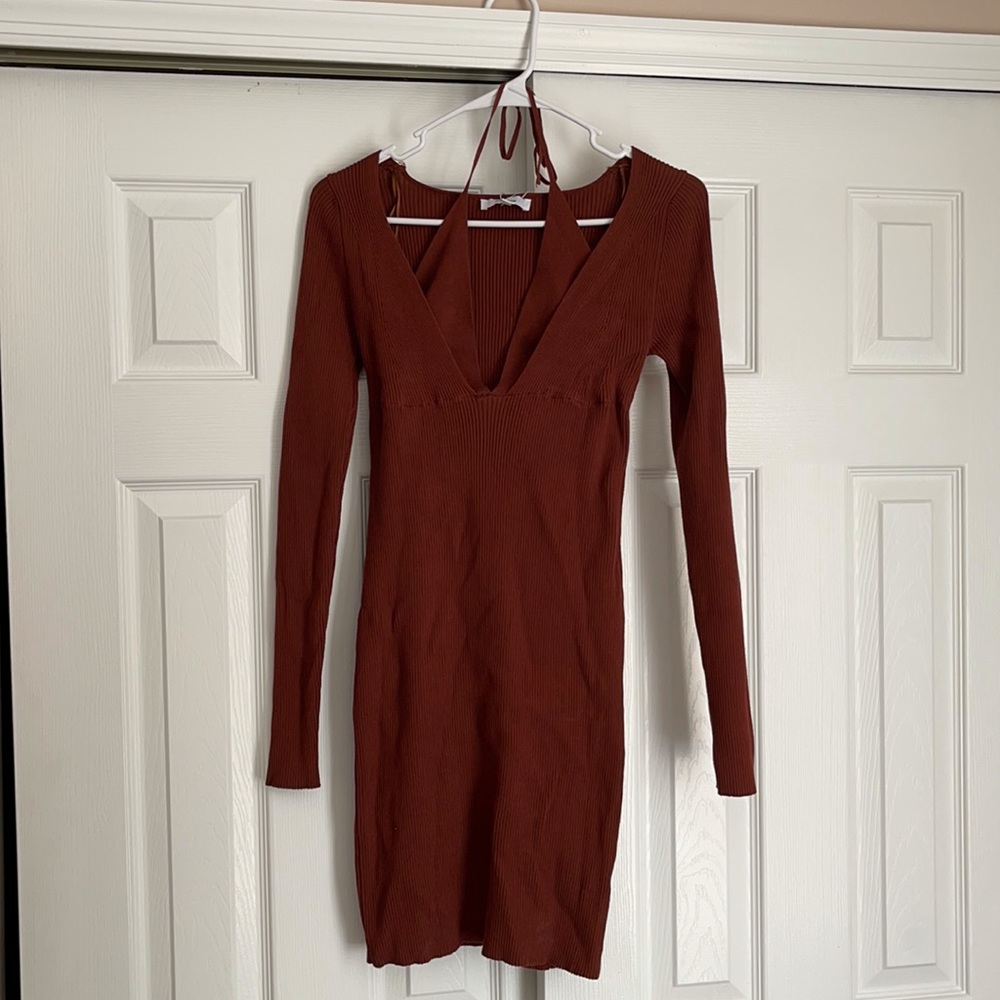 Long Sleeve Sweater Dress! Size L, brand new!